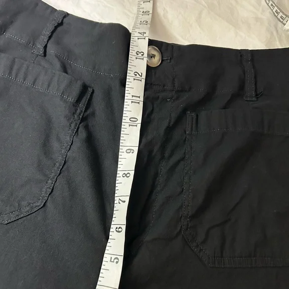 MAEVE ANTHROPOLOGIE The Colette Magic Fabric Crop Wide-Leg Pants Black 31T Tall - Picture 11 of 14